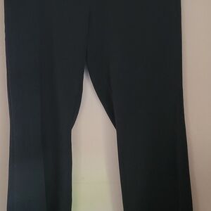 APT 9 Dress Pants Women's Size 8 Solid Black Stretch Straight Leg Career